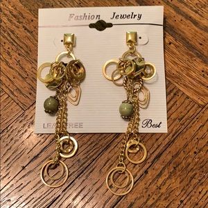Free w/purchase Gold Dangle Earrings